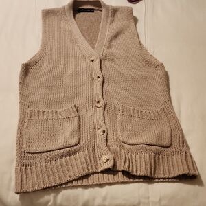 Olivaceous Knit Sweater Vest